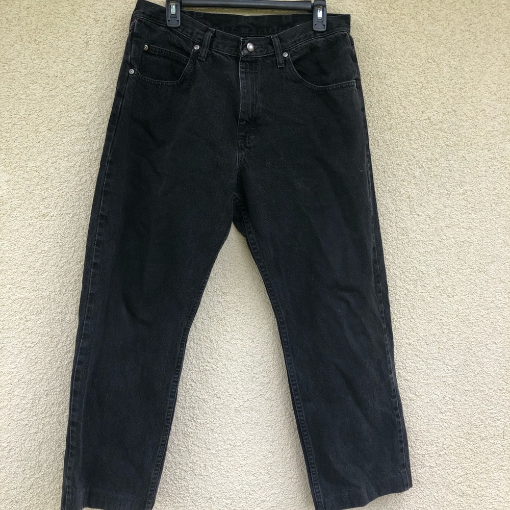 Men’s black wrangler jeans